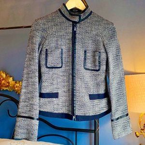 Sand Copenhagen Tweed Boucle Moto Blazer